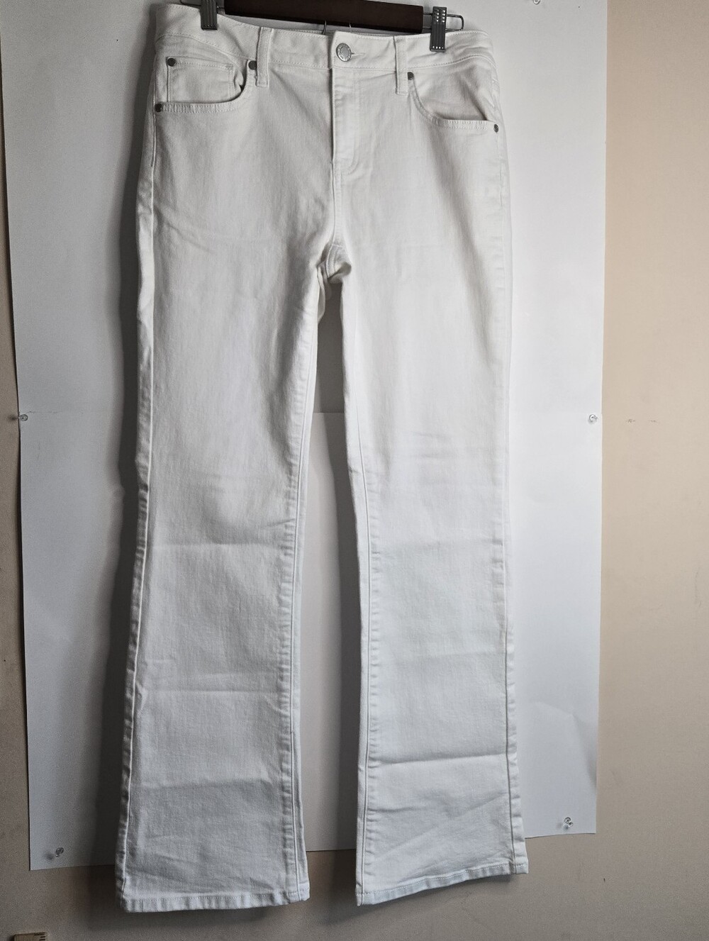 Simply Vera Vera Wang White Boot Cut Jeans